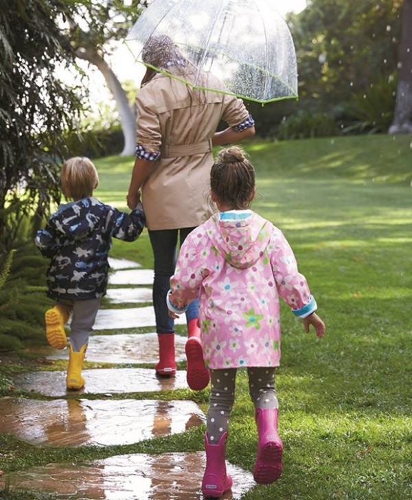 botas de agua para niños