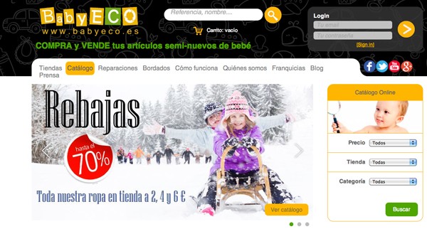 tienda infantil segunda mano