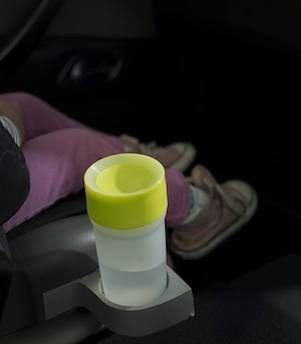 vaso antiderrames con luz para niños