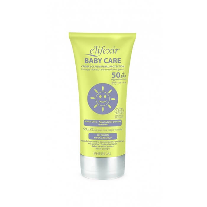 crema solar mineral SPF50 bebés