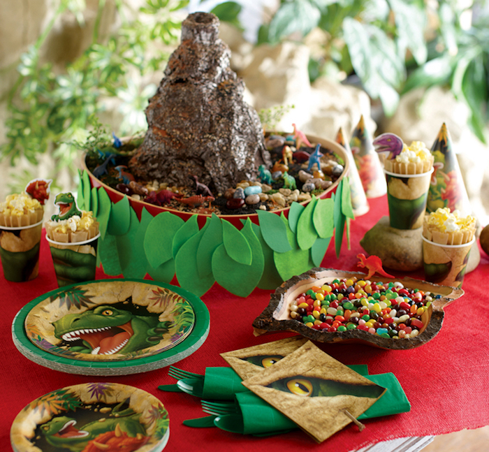 fiesta infantil de dinosaurios