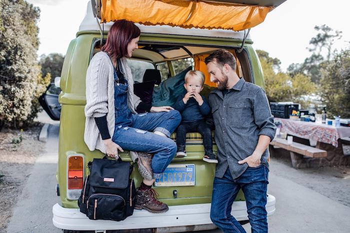 bolso mochila para padres