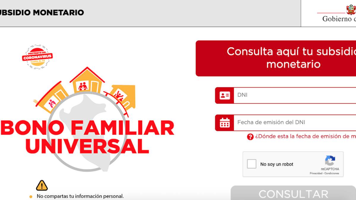 Aprende cómo Recibir el Bono Familiar Universal - BFU